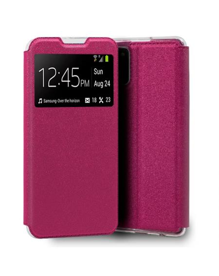 Funda COOL Flip Cover para Samsung A025 Galaxy A02s Liso Rosa - Imagen 1