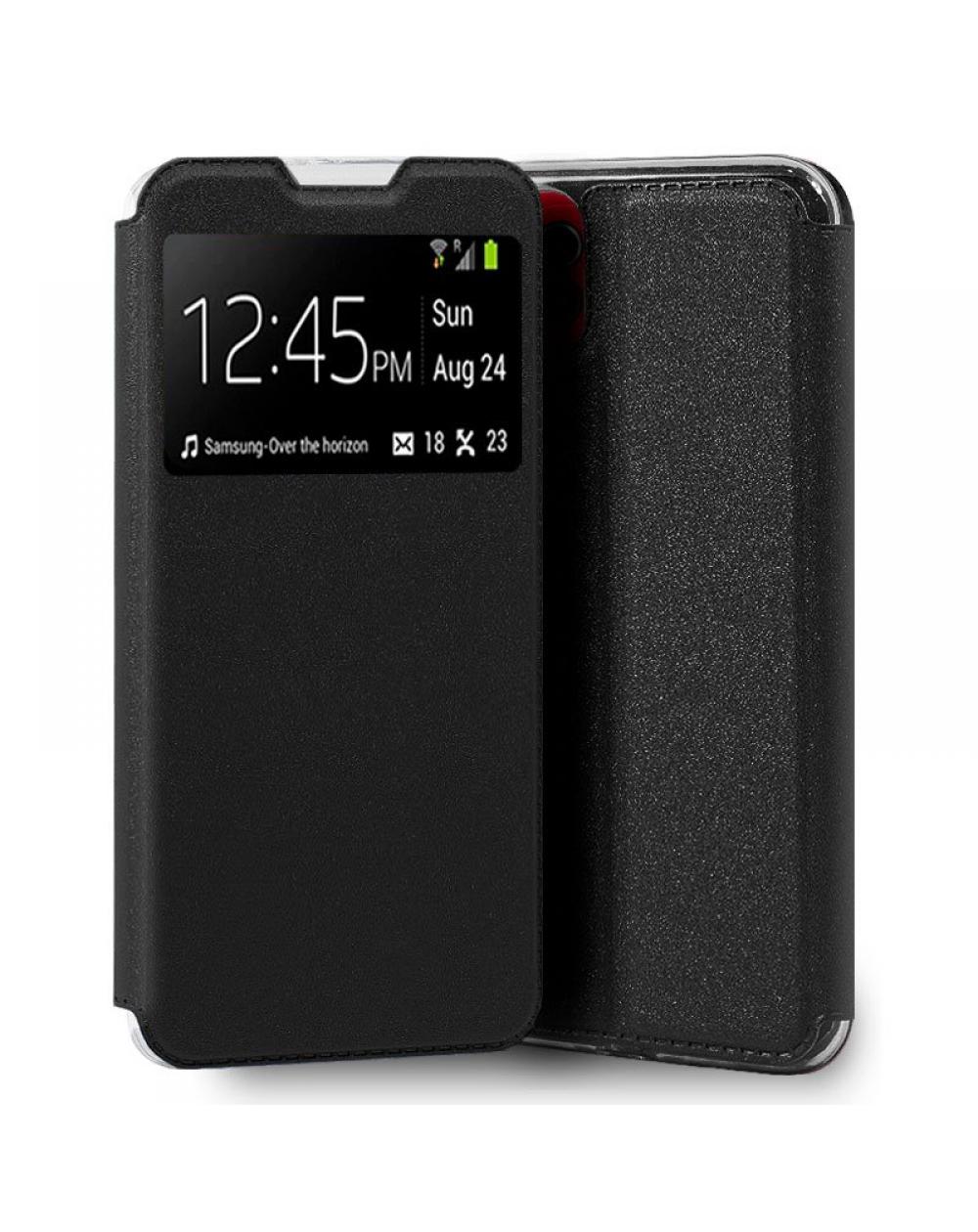 Funda COOL Flip Cover para Samsung A035 Galaxy A03 Liso Negro - Imagen 1