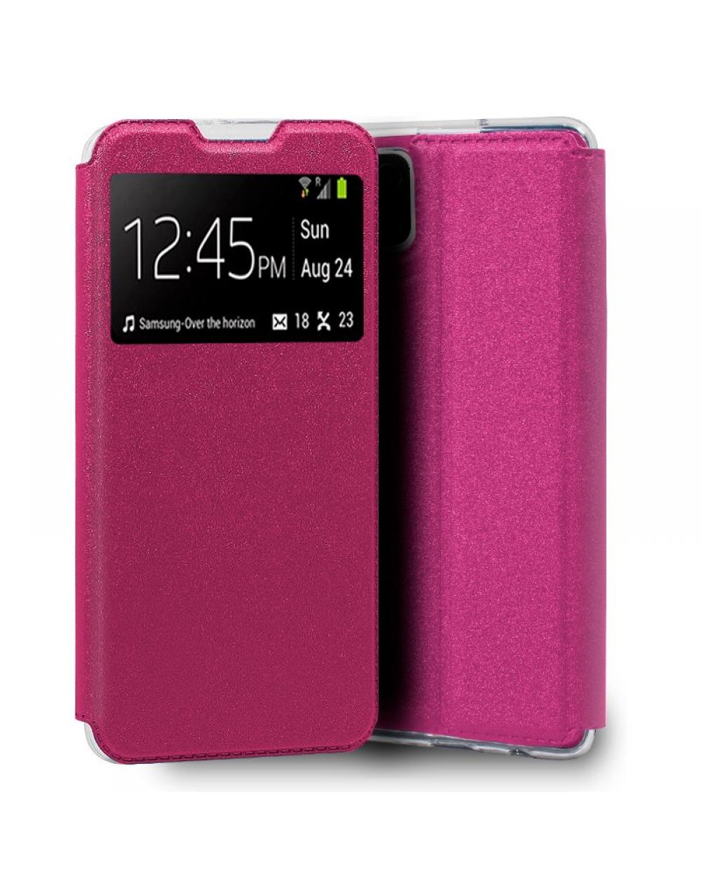 Funda COOL Flip Cover para Samsung A125 Galaxy A12 / M12 Liso Rosa - Imagen 1