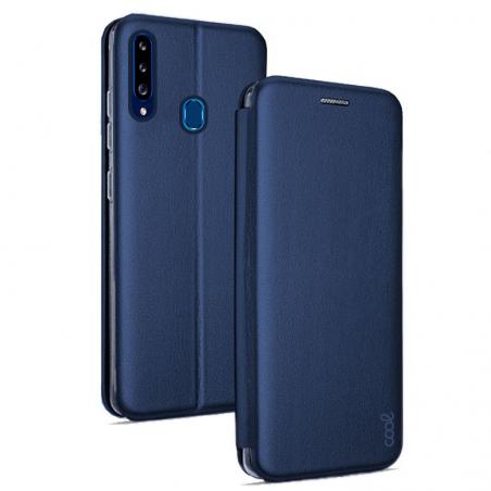 Funda COOL Flip Cover para Samsung A207 Galaxy A20s Elegance Marino - Imagen 1