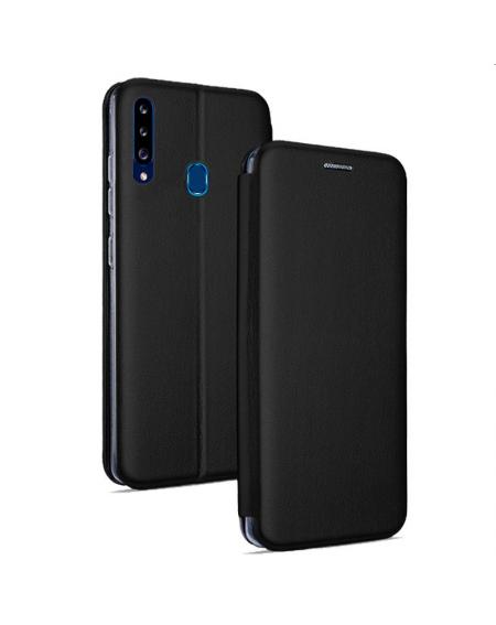 Funda COOL Flip Cover para Samsung A207 Galaxy A20s Elegance Negro - Imagen 1