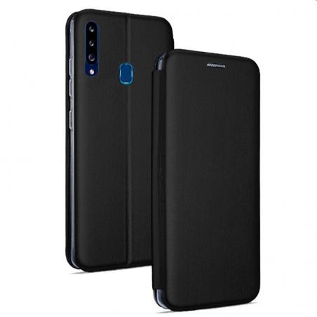 Funda COOL Flip Cover para Samsung A207 Galaxy A20s Elegance Negro - Imagen 1