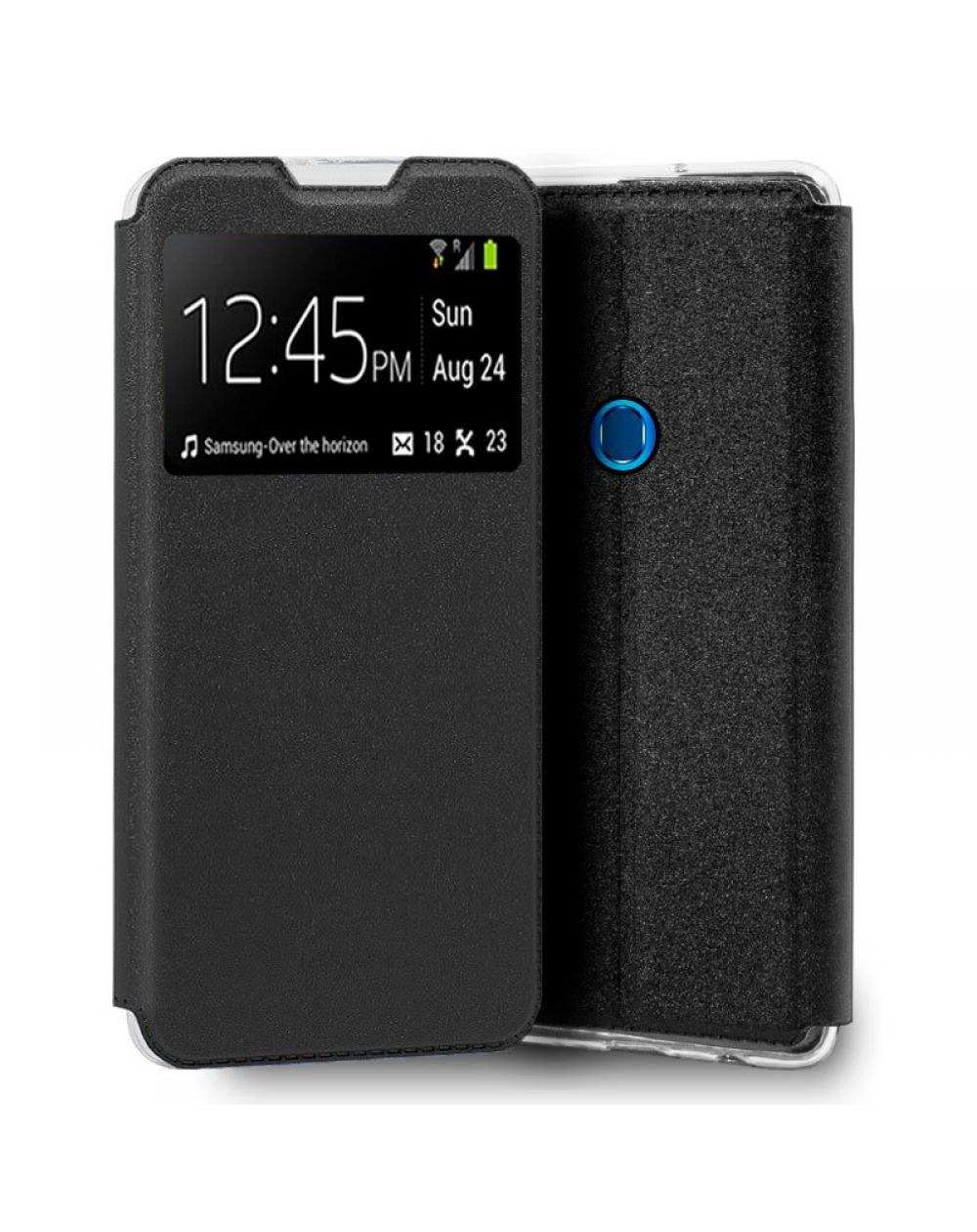 Funda COOL Flip Cover para Samsung A207 Galaxy A20s Liso Negro - Imagen 1