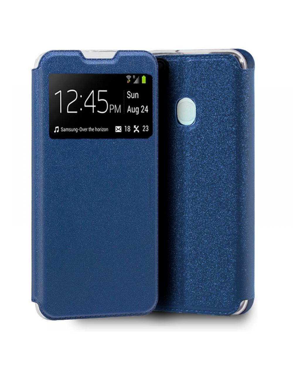 Funda COOL Flip Cover para Samsung A217 Galaxy A21s Liso Azul - Imagen 1