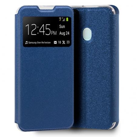 Funda COOL Flip Cover para Samsung A217 Galaxy A21s Liso Azul - Imagen 1