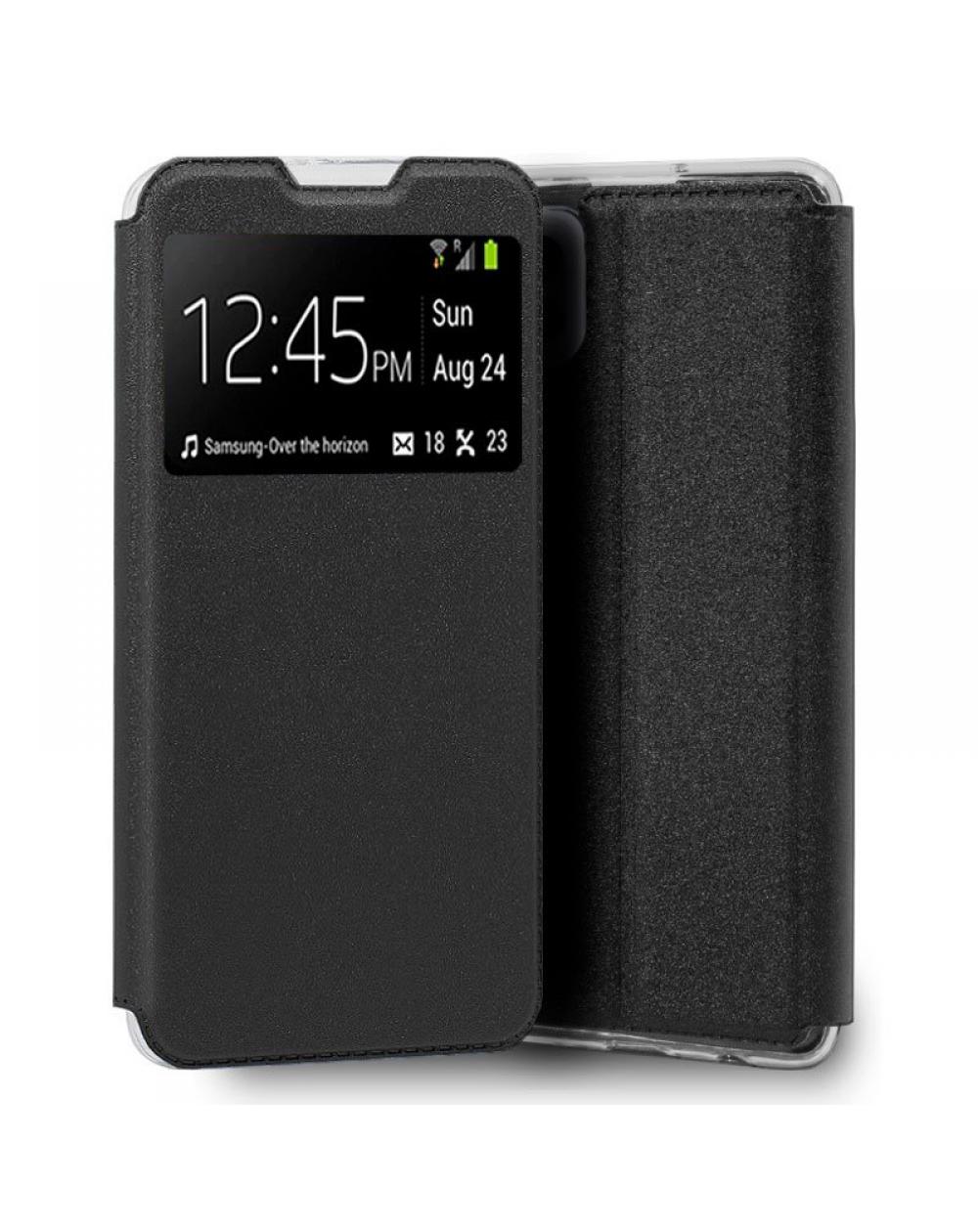 Funda COOL Flip Cover para Samsung A225 Galaxy A22 4G Liso Negro - Imagen 1