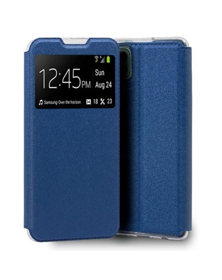 Funda COOL Flip Cover para Samsung A226 Galaxy A22 5G Liso Azul - Imagen 1