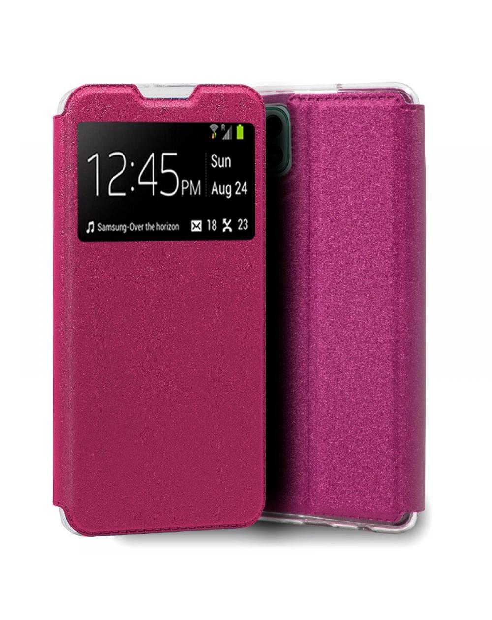 Funda COOL Flip Cover para Samsung A226 Galaxy A22 5G Liso Rosa - Imagen 1