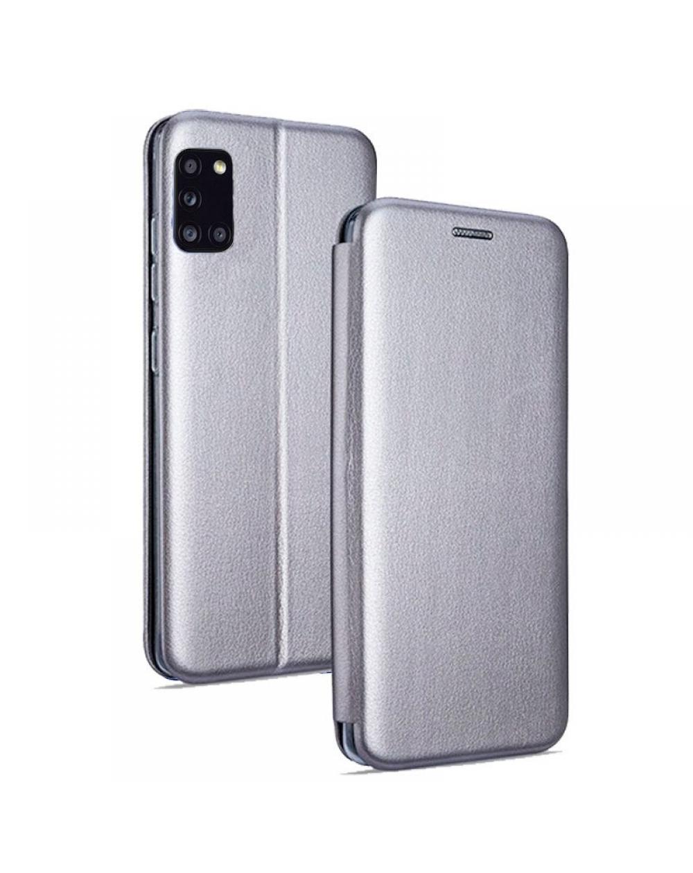 Funda COOL Flip Cover para Samsung A315 Galaxy A31 Elegance Plata - Imagen 1