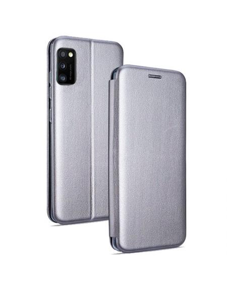 Funda COOL Flip Cover para Samsung A415 Galaxy A41 Elegance Plata - Imagen 1