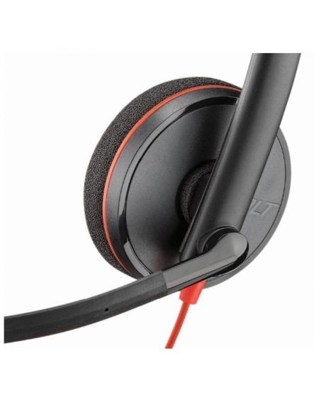 Auriculares Plantronics Blackwire C3210/ con Micrófono/ USB/ Negros - Imagen 3