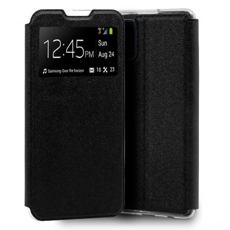 Funda COOL Flip Cover para Samsung A415 Galaxy A41 Liso Negro - Imagen 1