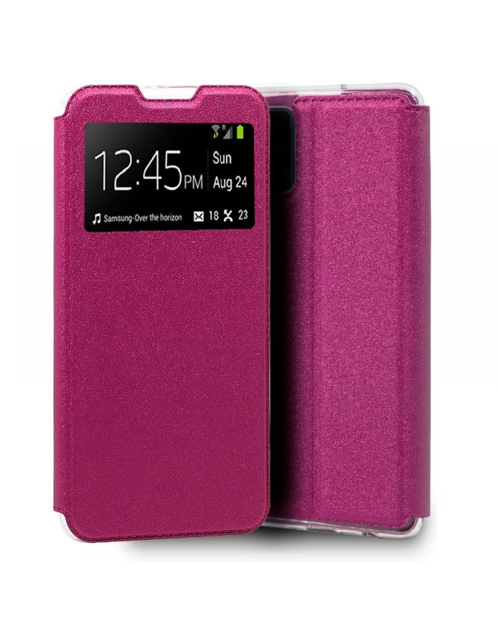 Funda COOL Flip Cover para Samsung A415 Galaxy A41 Liso Rosa - Imagen 1