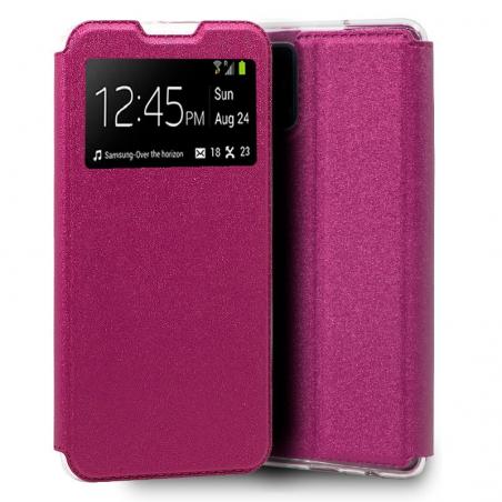 Funda COOL Flip Cover para Samsung A415 Galaxy A41 Liso Rosa - Imagen 1