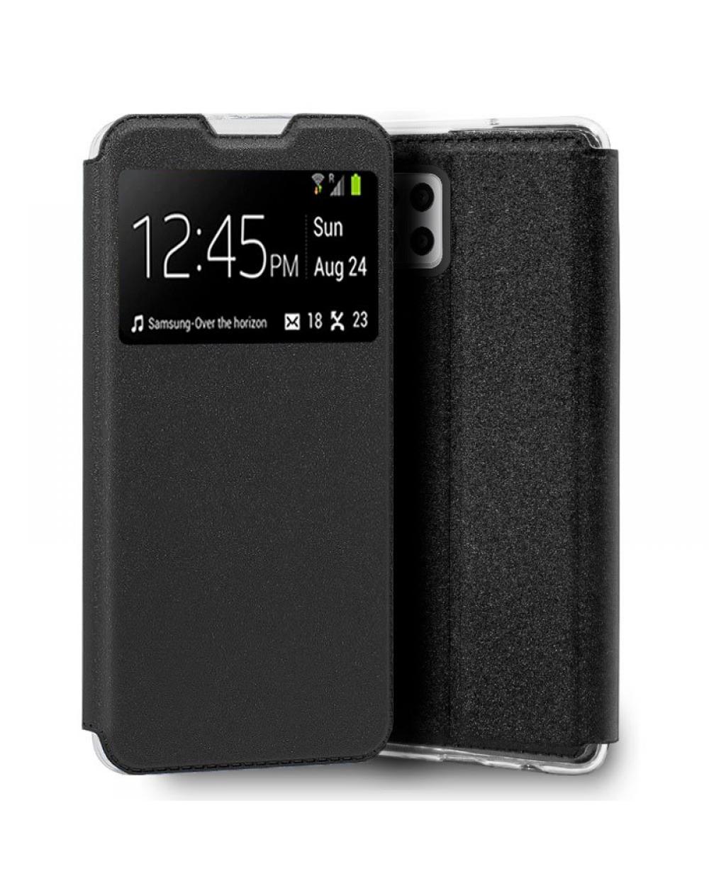 Funda COOL Flip Cover para Samsung A426 Galaxy A42 5G Liso Negro - Imagen 1