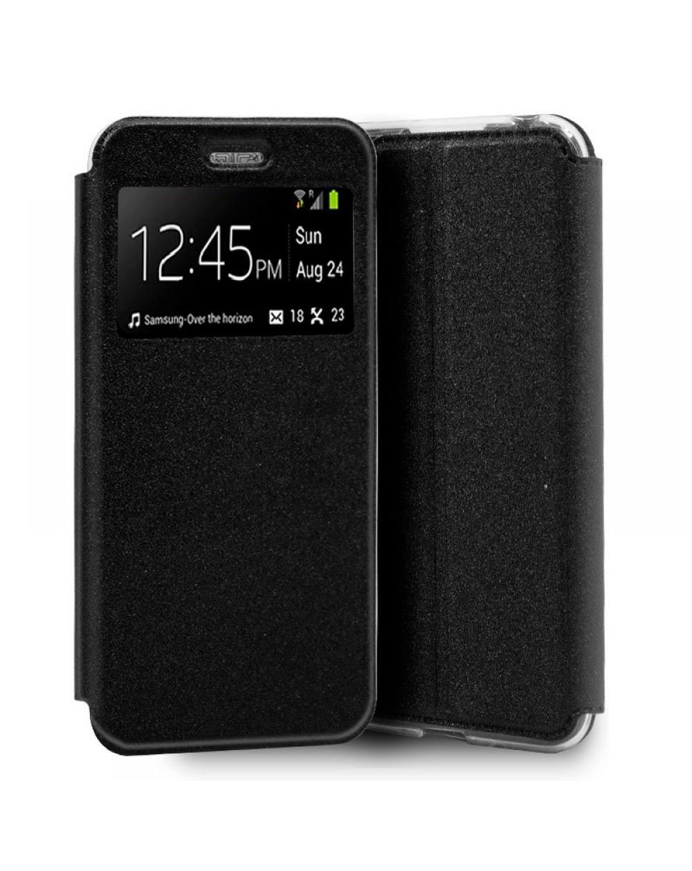 Funda COOL Flip Cover para Samsung A505 Galaxy A50 / A30s Liso Negro - Imagen 1