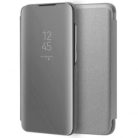 Funda COOL Flip Cover para Samsung A705 Galaxy A70 Clear View Plata - Imagen 1