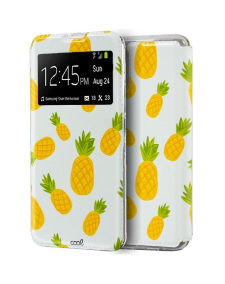 Funda COOL Flip Cover para Samsung A715 Galaxy A71 Dibujos Piñas - Imagen 1