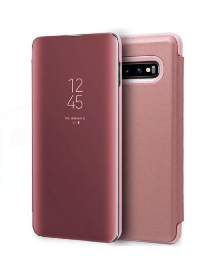 Funda COOL Flip Cover para Samsung G973 Galaxy S10 Clear View Rosa - Imagen 1