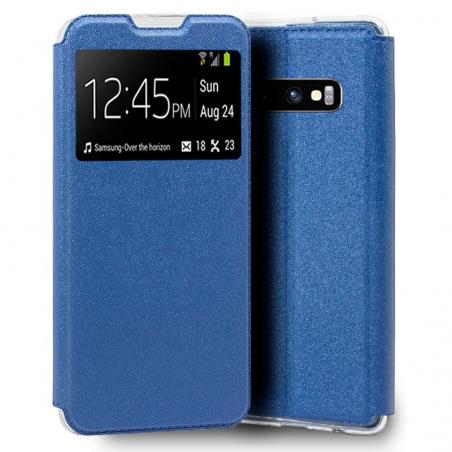 Funda COOL Flip Cover para Samsung G973 Galaxy S10 Liso Azul - Imagen 1