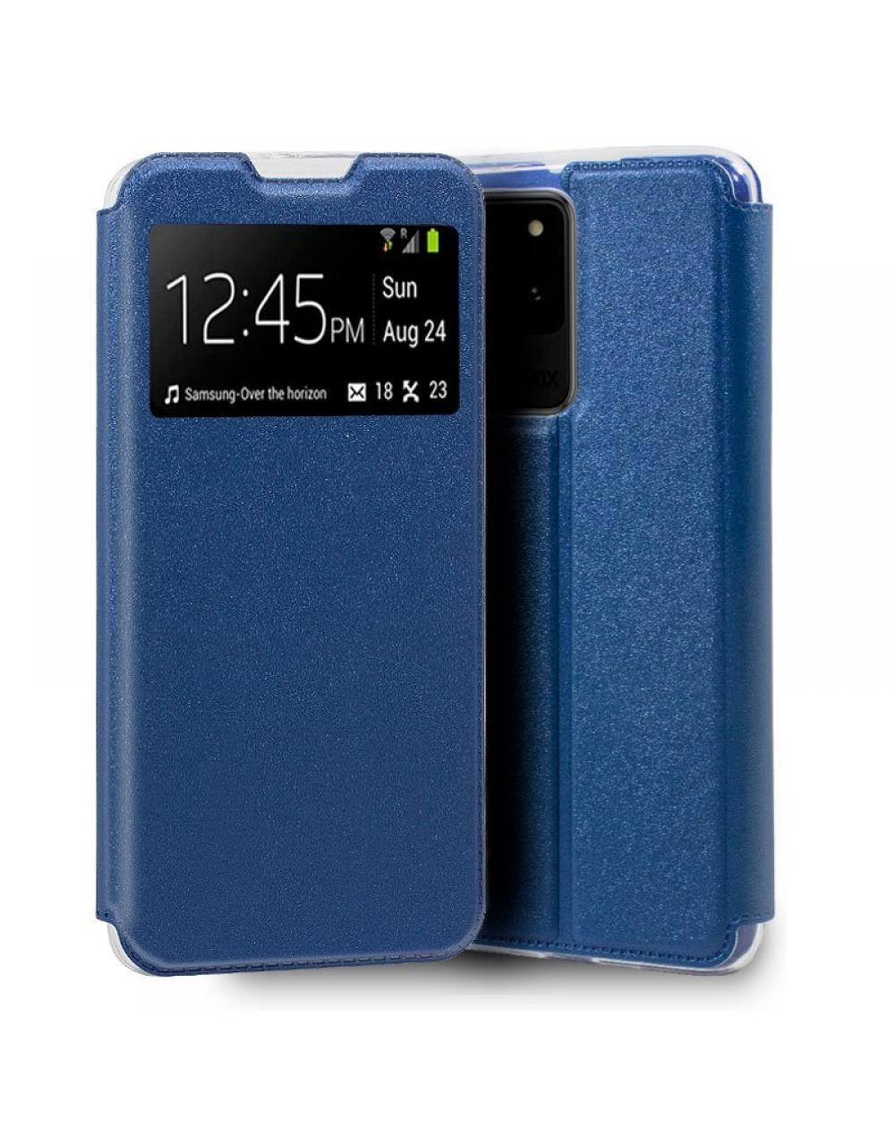 Funda COOL Flip Cover para Samsung G988 Galaxy S20 Ultra 5G Liso Azul - Imagen 1