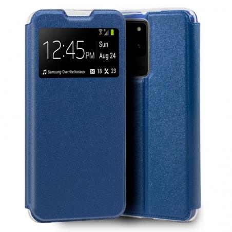 Funda COOL Flip Cover para Samsung G988 Galaxy S20 Ultra 5G Liso Azul - Imagen 1