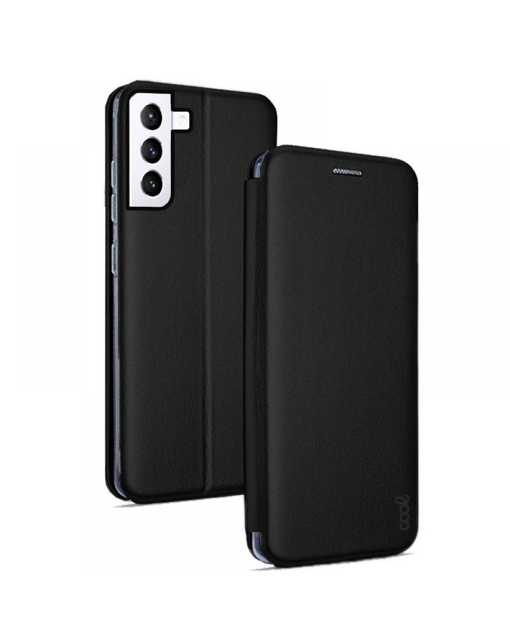 Funda COOL Flip Cover para Samsung G990 Galaxy S21 Elegance Negro - Imagen 1