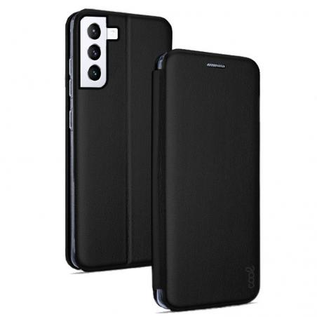 Funda COOL Flip Cover para Samsung G990 Galaxy S21 Elegance Negro - Imagen 1