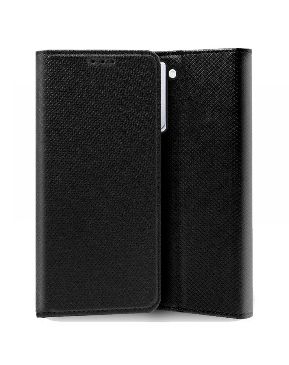 Funda COOL Flip Cover para Samsung G990 Galaxy S21 Liso Negro - Imagen 1