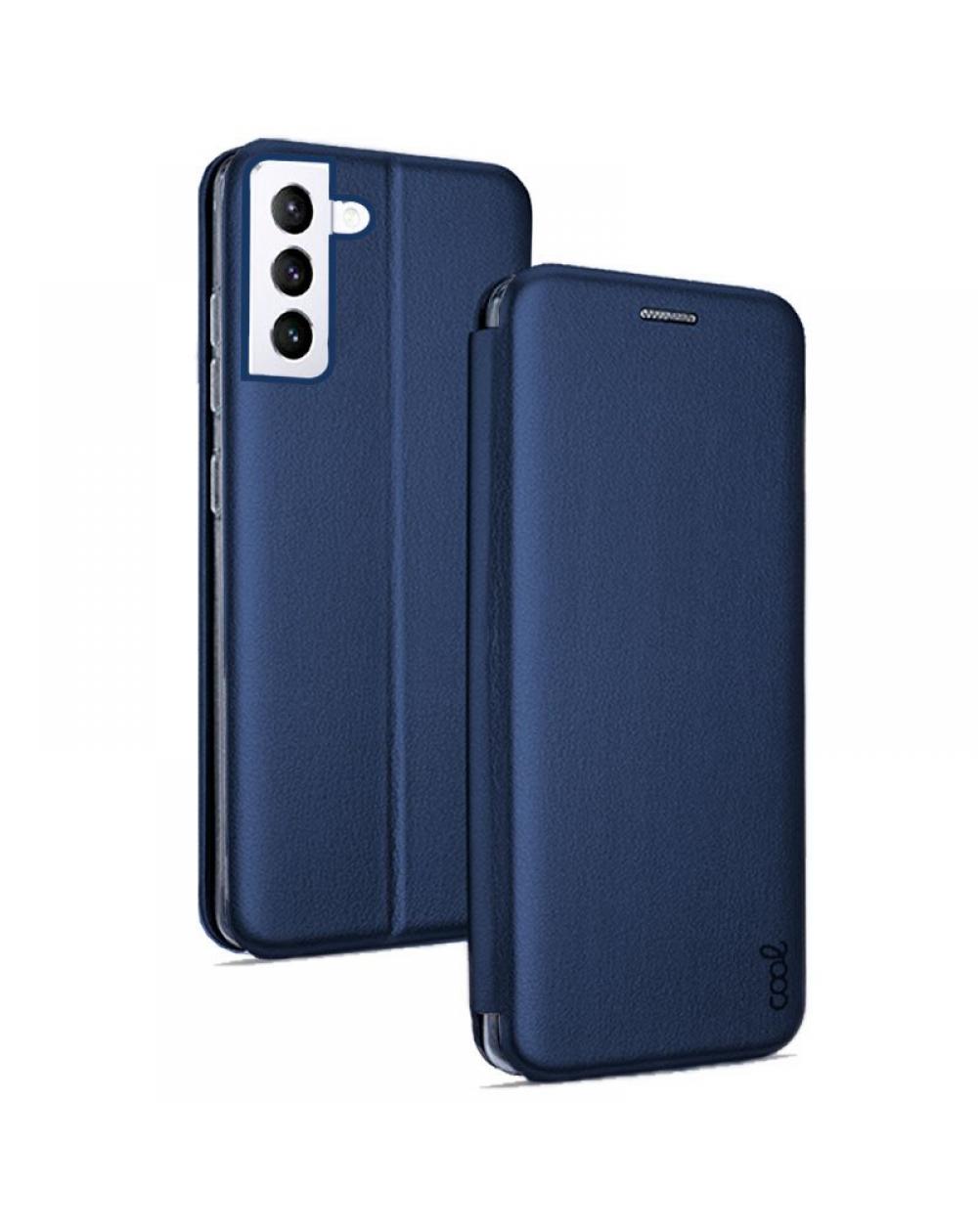 Funda COOL Flip Cover para Samsung G996 Galaxy S21 Plus Elegance Marino - Imagen 1