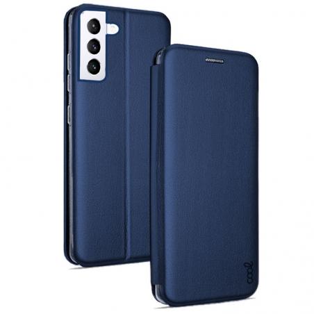 Funda COOL Flip Cover para Samsung G996 Galaxy S21 Plus Elegance Marino - Imagen 1