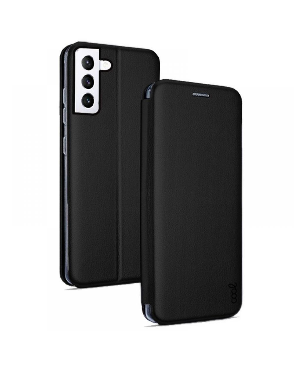 Funda COOL Flip Cover para Samsung G996 Galaxy S21 Plus Elegance Negro - Imagen 1