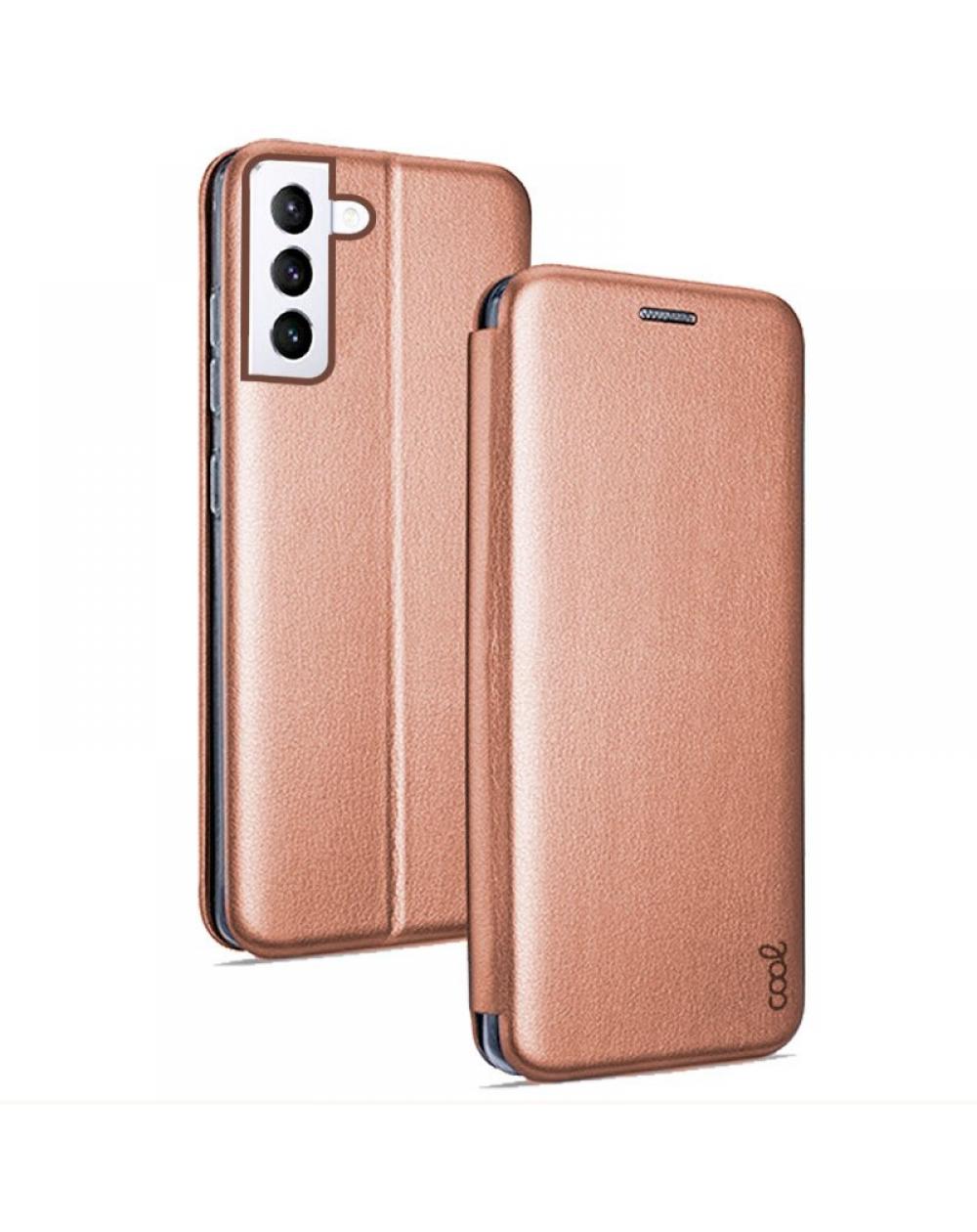 Funda COOL Flip Cover para Samsung G996 Galaxy S21 Plus Elegance Rose Gold - Imagen 1