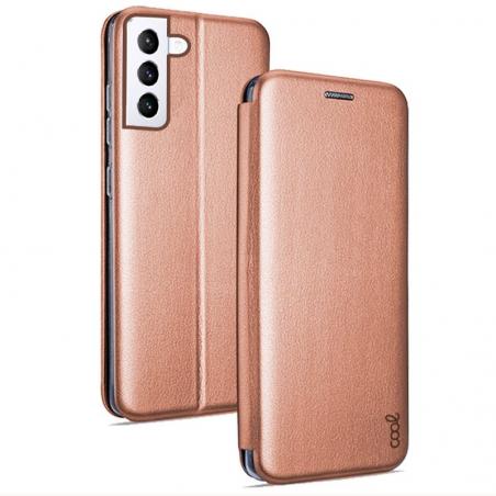 Funda COOL Flip Cover para Samsung G996 Galaxy S21 Plus Elegance Rose Gold - Imagen 1