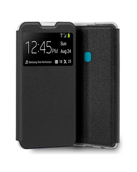 Funda COOL Flip Cover para Samsung M115 Galaxy M11 / A11 Liso Negro - Imagen 1