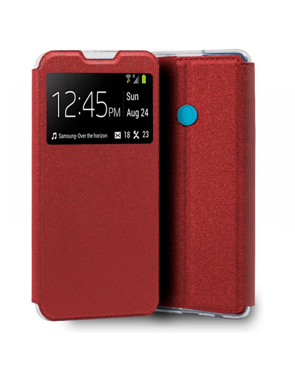 Funda COOL Flip Cover para Samsung M115 Galaxy M11 / A11 Liso Rojo - Imagen 1