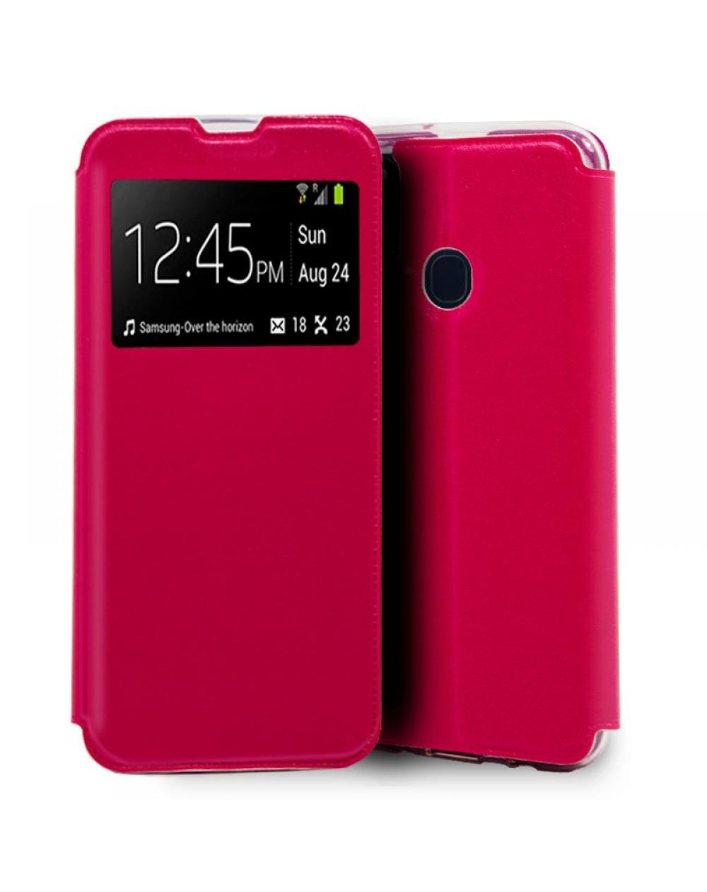 Funda COOL Flip Cover para Samsung M215 Galaxy M21 Liso Rosa - Imagen 1