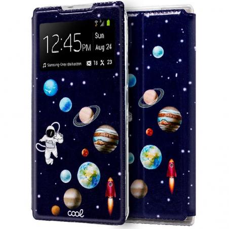 Funda COOL Flip Cover para Samsung N970 Galaxy Note 10 Dibujos Astronauta - Imagen 1