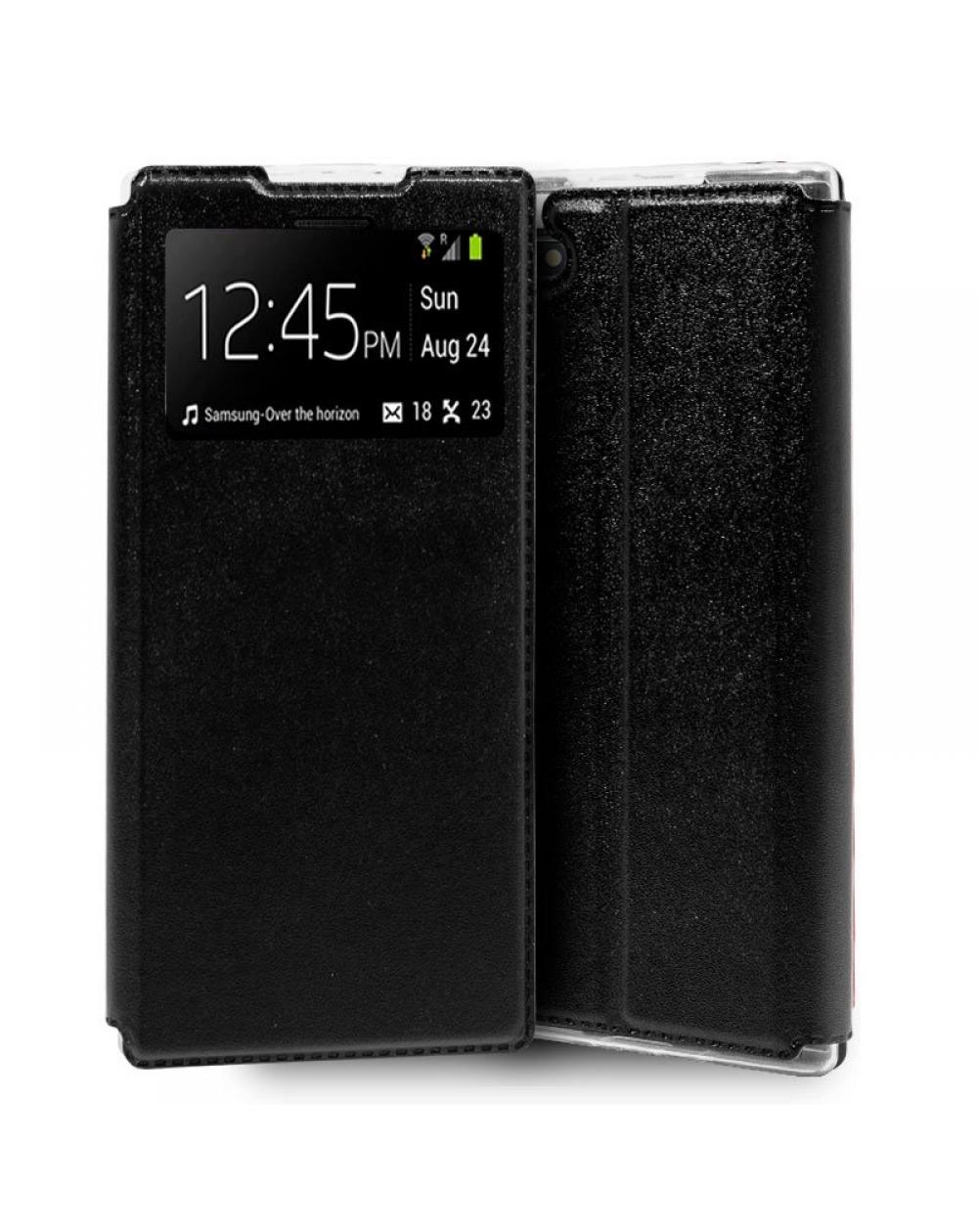 Funda COOL Flip Cover para Samsung N970 Galaxy Note 10 Liso Negro - Imagen 1