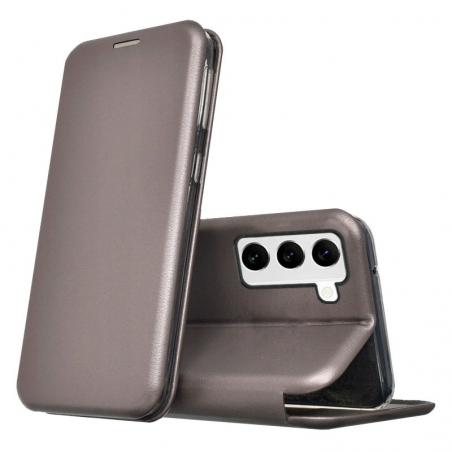 Funda COOL Flip Cover para Samsung S901 Galaxy S22 Elegance Plata - Imagen 1