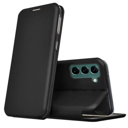 Funda COOL Flip Cover para Samsung S906 Galaxy S22 Plus Elegance Negro - Imagen 1