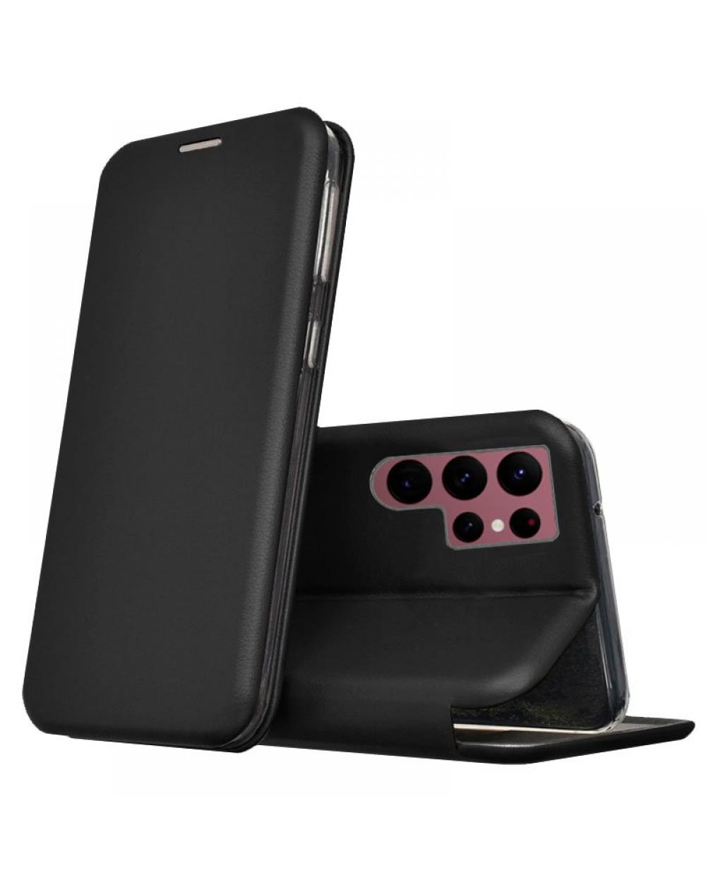 Funda COOL Flip Cover para Samsung S908 Galaxy S22 Ultra Elegance Negro - Imagen 1