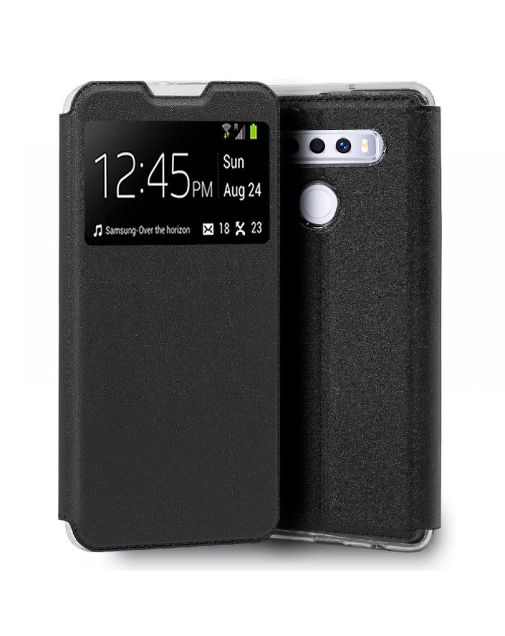 Funda COOL Flip Cover para TCL 10 SE Liso Negro - Imagen 1