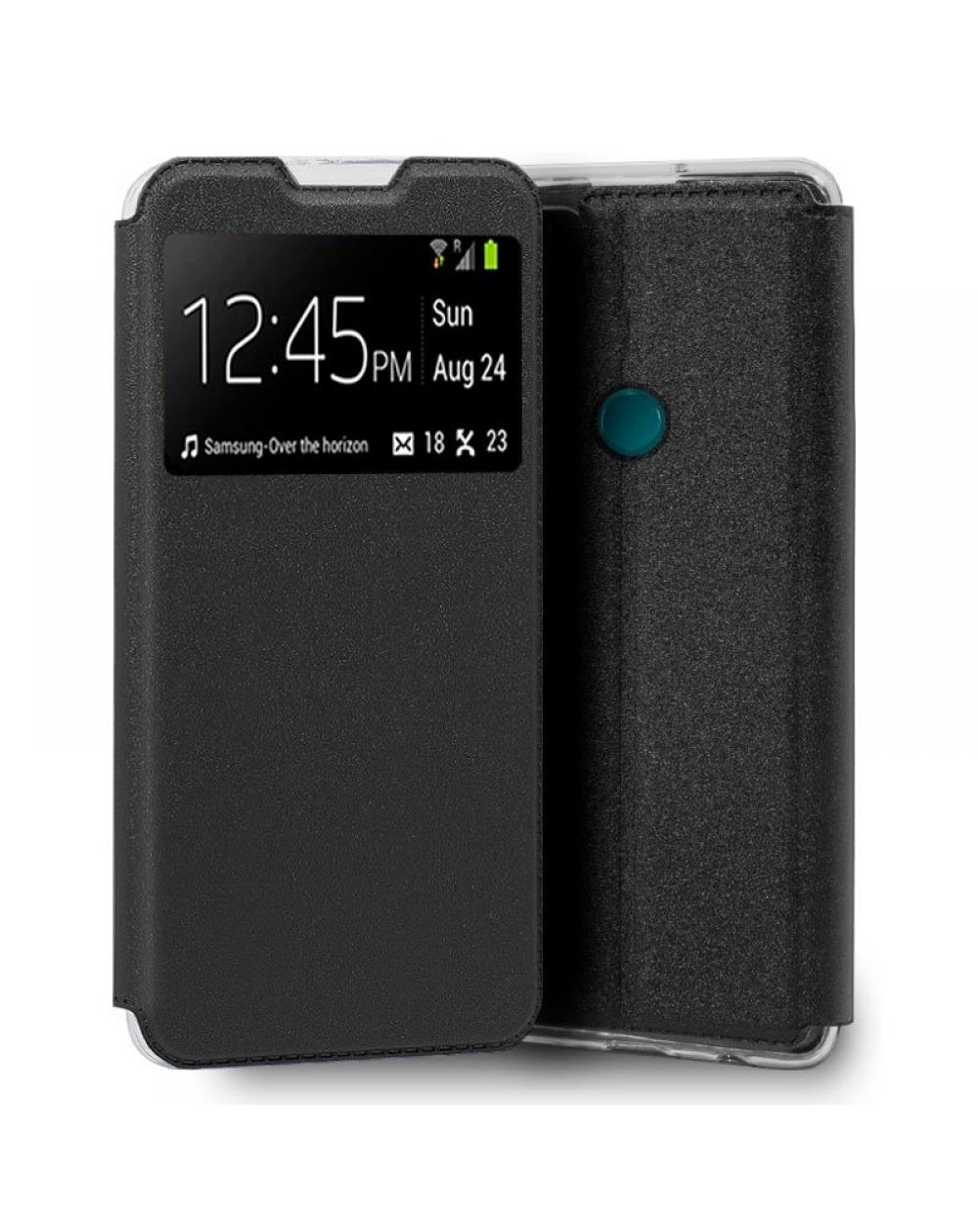 Funda COOL Flip Cover para TCL 20 SE Liso Negro - Imagen 1