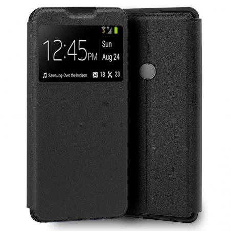 Funda COOL Flip Cover para TCL 20R 5G Liso Negro - Imagen 1