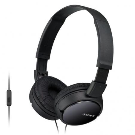 Auriculares Sony MDR-ZX110B/ Jack 3.5/ Negros - Imagen 1