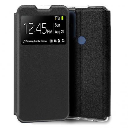 Funda COOL Flip Cover para TCL 30 SE / 30E / 305 / 306 Liso Negro - Imagen 1