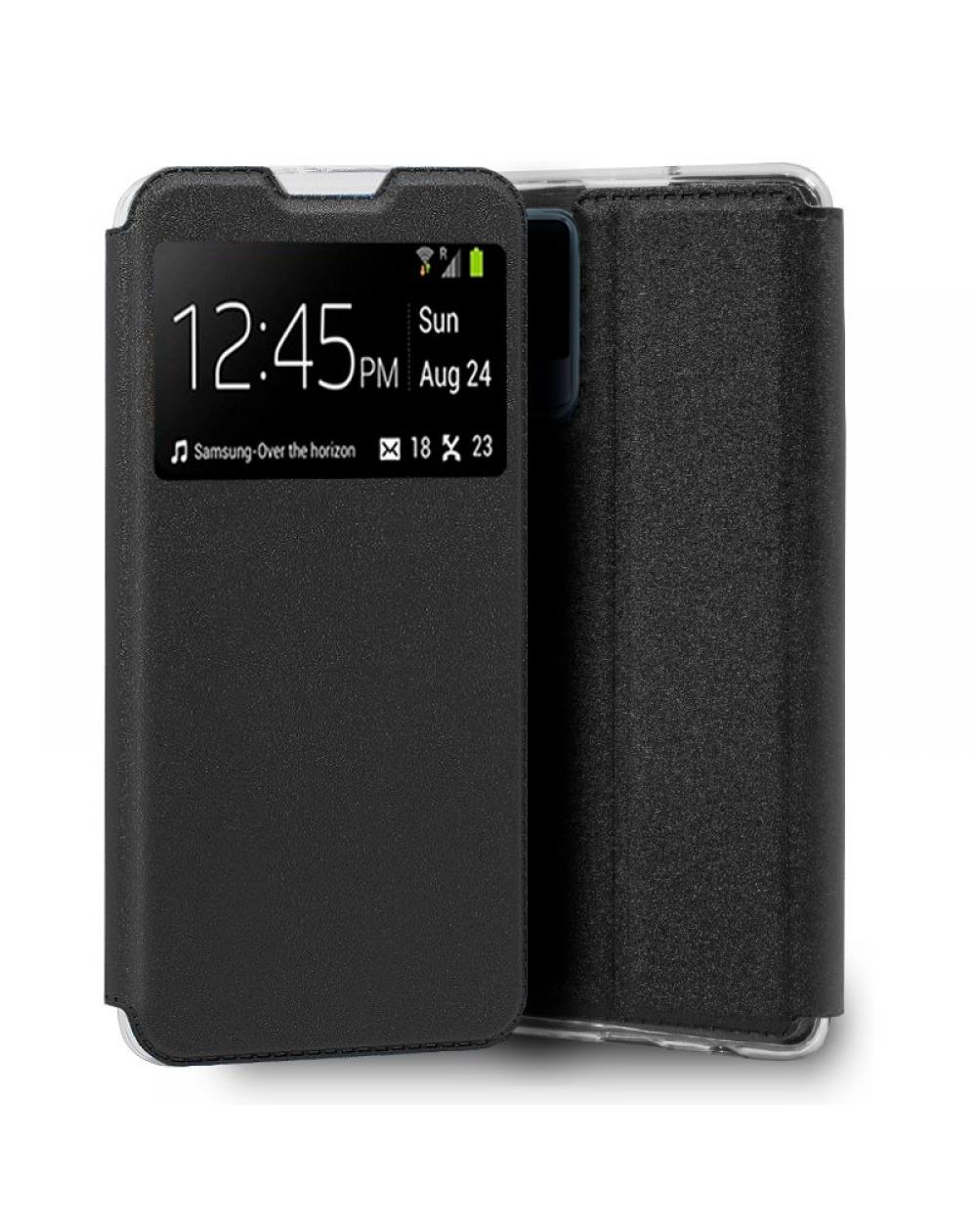 Funda COOL Flip Cover para Vivo V21 5G Liso Negro - Imagen 1