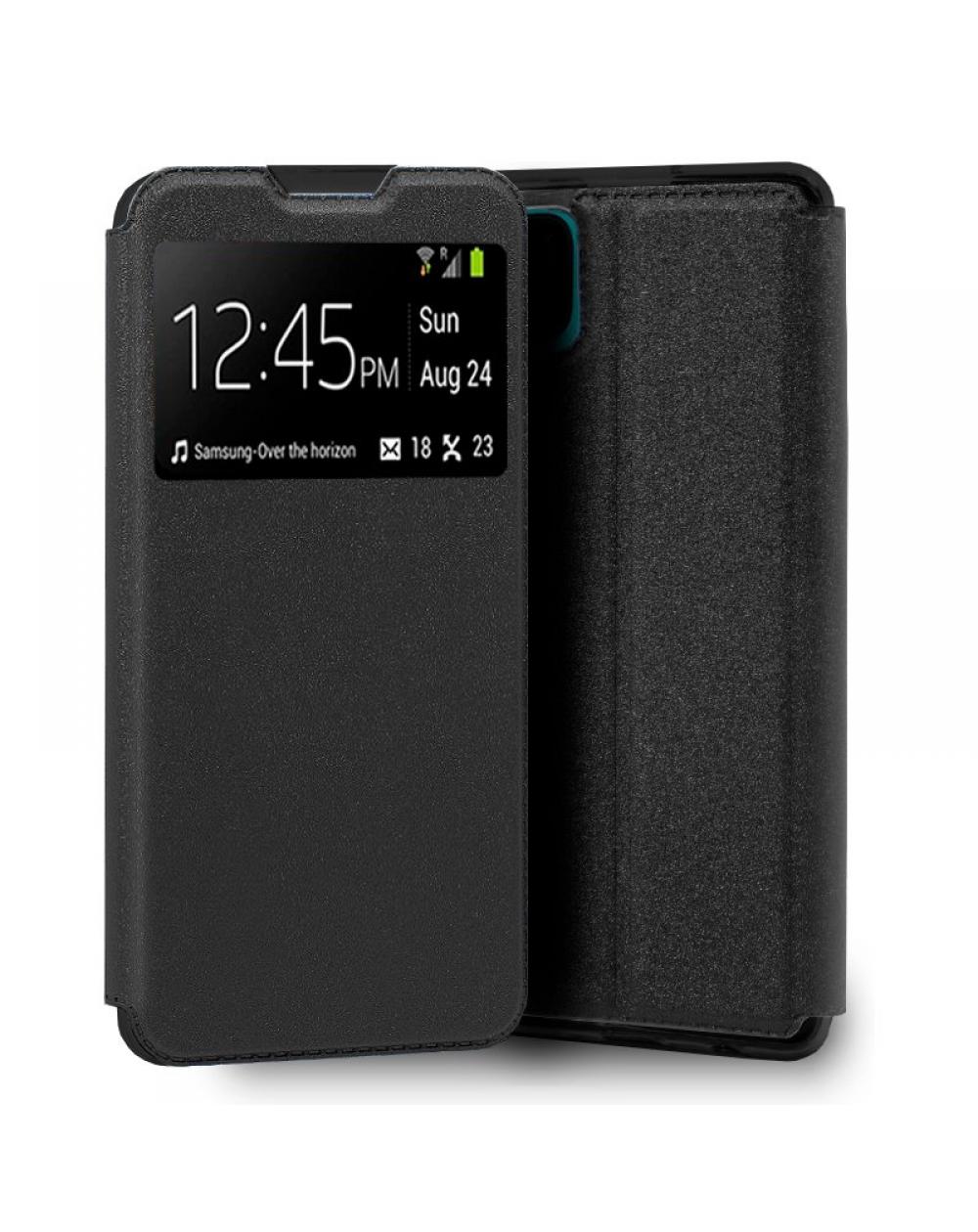 Funda COOL Flip Cover para Wiko Y62 Liso Negro - Imagen 1