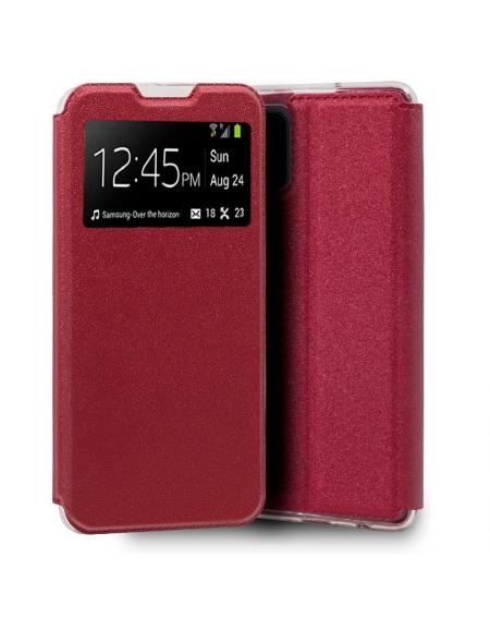 Funda COOL Flip Cover para Xiaomi Mi 10 Lite Liso Rojo - Imagen 1